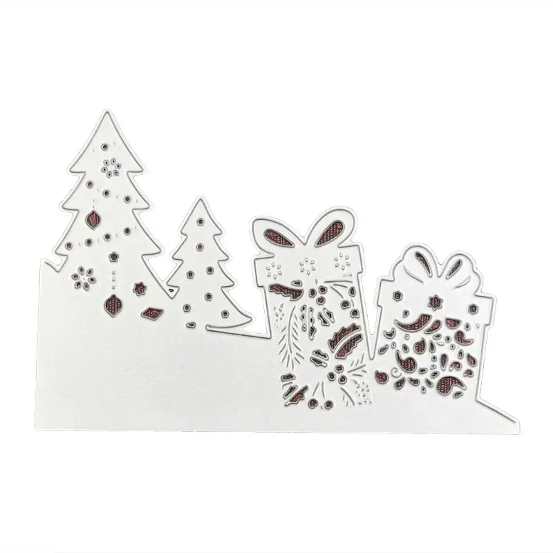 OOTDTY Carbon Steel Tree Gift Pattern Cutting Die Embossing Stencil Mold For DIY Christmas Art Handcraft Card Decor
OOTDTY Carbon Steel Tree Gift Pattern Cutting Die Embossing Stencil Mold For DIY Christmas Art Handcraft Card Decor