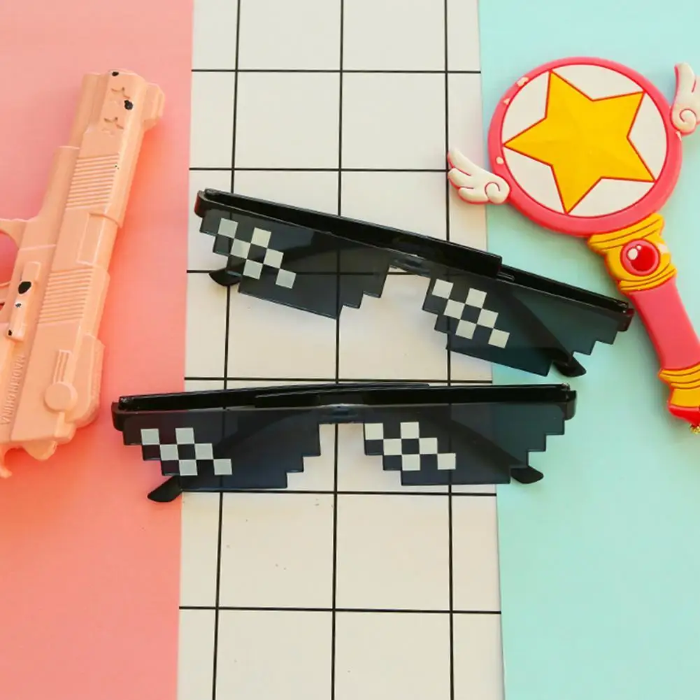 Hot sale Glasses 8 bits Thug Life Sunglasses Women Men Popular Fashion cosplay Glasses accessories Party Funny Eyewear Gift
Hot sale Glasses 8 bits Thug Life Sunglasses Women Men Popular Fashion cosplay Glasses accessories Party Funny Eyewear Gift