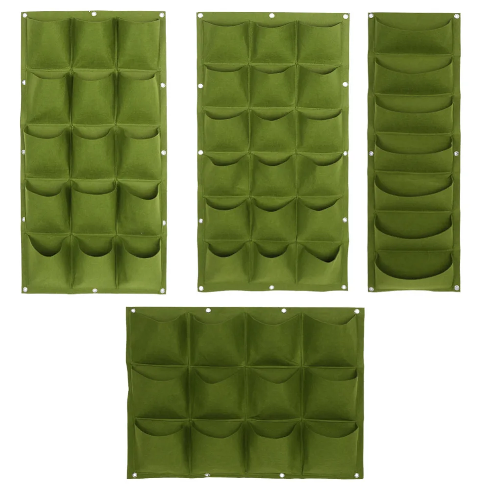 18/15/12/7 Pockets Planting Bag Garden Balcony Wall Vertical Flower Plants Hanging Planter Hot
18/15/12/7 Pockets Planting Bag Garden Balcony Wall Vertical Flower Plants Hanging Planter Hot