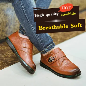 Boys Leather Shoes Children Genuine Leather School Wedding Oxford Party Shoes Kids Cowhide Etiquette Black Dress Student Shoes
Boys Leather Shoes Children Genuine Leather School Wedding Oxford Party Shoes Kids Cowhide Etiquette Black Dress Student Shoes