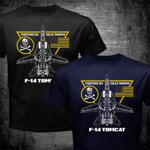 F-14 Tomcat Fighting 103 Jolly Rogers Squadron Us Navy Aviation 2019 Fashion Short Creative Printed Men Customize Tee Shirts
F-14 Tomcat Fighting 103 Jolly Rogers Squadron Us Navy Aviation 2019 Fashion Short Creative Printed Men Customize Tee Shirts