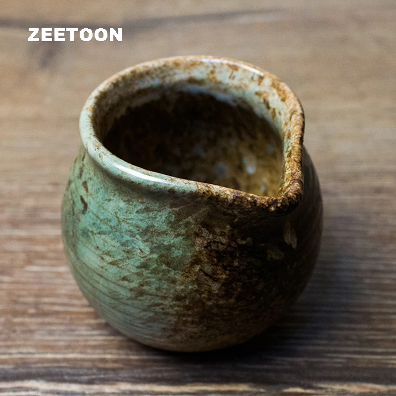 160ml Zen Japanese Coarse Pottery Glaze Fair Cup Kung Fu Tea Set Teacup Puer cup Vintage Creatives Ceramic Home Decor Chahai New
160ml Zen Japanese Coarse Pottery Glaze Fair Cup Kung Fu Tea Set Teacup Puer cup Vintage Creatives Ceramic Home Decor Chahai New
