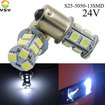 YSY 100X 1156 BA15S 1157 BAY15D Amber White p21/5w P21w LED Turn Signal Brake Lights Bulbs Car Parking Lamp 13 SMD 5050 24V
YSY 100X 1156 BA15S 1157 BAY15D Amber White p21/5w P21w LED Turn Signal Brake Lights Bulbs Car Parking Lamp 13 SMD 5050 24V