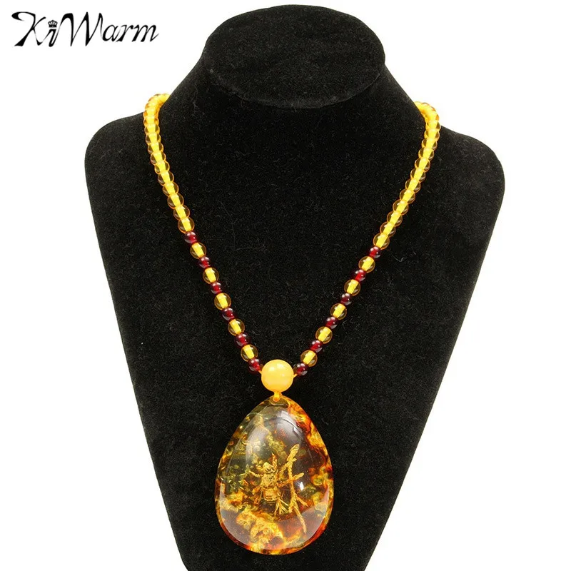 KiWarm Fashion Insects Amber Pendant Gemstone Natural Small Bee Inclusion With Beeds Necklace Ornament Crafts Specialties Gift
KiWarm Fashion Insects Amber Pendant Gemstone Natural Small Bee Inclusion With Beeds Necklace Ornament Crafts Specialties Gift