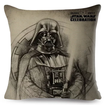 Star Wars Cushion Cover Decor Yoda Darth Vader Splatter Art Pillowcase for Car Sofa Linen Beige Pillow Case 45x45cm
Star Wars Cushion Cover Decor Yoda Darth Vader Splatter Art Pillowcase for Car Sofa Linen Beige Pillow Case 45x45cm