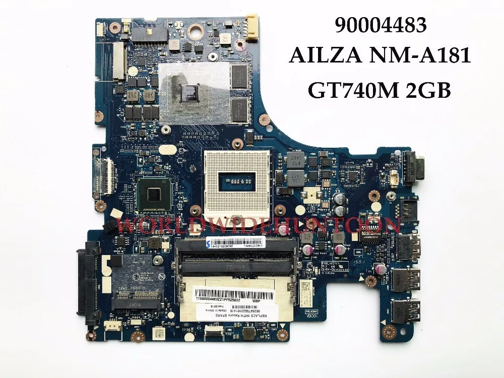 90004483 AILZA NM-A181 FOR Lenovo Ideapad Z510 Laptop Motherboard HM86 PGA947 DDR3 GT740M 2GB 100% Fully Tested
90004483 AILZA NM-A181 FOR Lenovo Ideapad Z510 Laptop Motherboard HM86 PGA947 DDR3 GT740M 2GB 100% Fully Tested