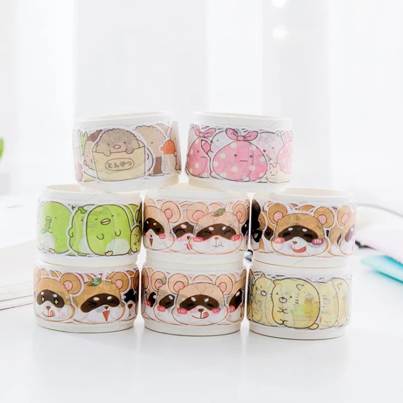 1 Pcs Cute 20mm Sumikko Gurashi Raccoon Paper Masking Tape Album Scrapbooking Decor Washi Tape Sticker Label Stationery 
1 Pcs Cute 20mm Sumikko Gurashi Raccoon Paper Masking Tape Album Scrapbooking Decor Washi Tape Sticker Label Stationery