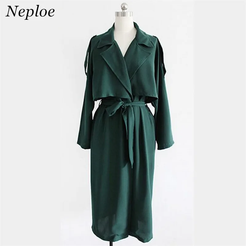 Neploe European American Street BF wind Oversize Belt Trench Female 2019 Autumn Retro Loose Thin Long Fashion Coat 65921
Neploe European American Street BF wind Oversize Belt Trench Female 2019 Autumn Retro Loose Thin Long Fashion Coat 65921