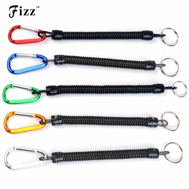 Fishing Lanyards Boating Rope Retractable Plastic Spring Elastic Rope with Camping Carabiner Secure Lock Fishing Tools 1 Piece
Fishing Lanyards Boating Rope Retractable Plastic Spring Elastic Rope with Camping Carabiner Secure Lock Fishing Tools 1 Piece