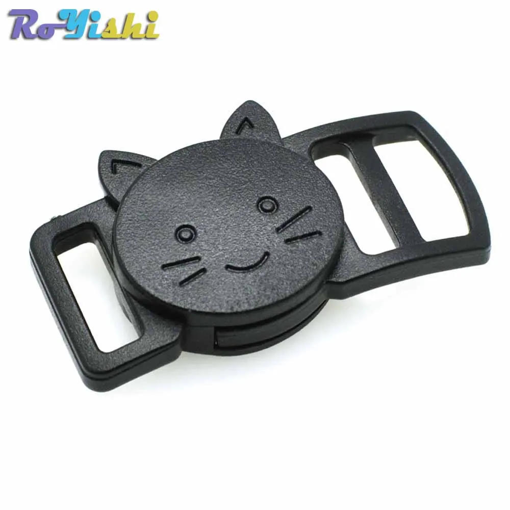 1000pcs/pack 3/8"(10mm) Plastic Curved Cat-Head Safty Breakaway Buckle Black Cat Collar Paracord Webbing Apparel Accessories
1000pcs/pack 3/8"(10mm) Plastic Curved Cat-Head Safty Breakaway Buckle Black Cat Collar Paracord Webbing Apparel Accessories