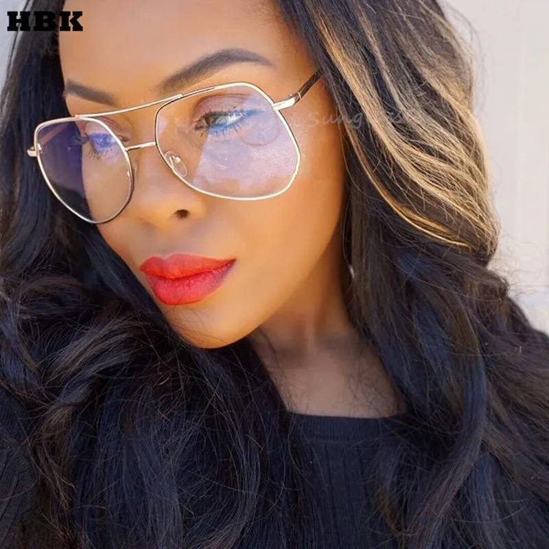 HBK Vintage Female Oversized Pilot Luxury Clear Sunglasses Women 2017 New Brand Designer Eyewear Retro Gradient Sunglasses Men
HBK Vintage Female Oversized Pilot Luxury Clear Sunglasses Women 2017 New Brand Designer Eyewear Retro Gradient Sunglasses Men