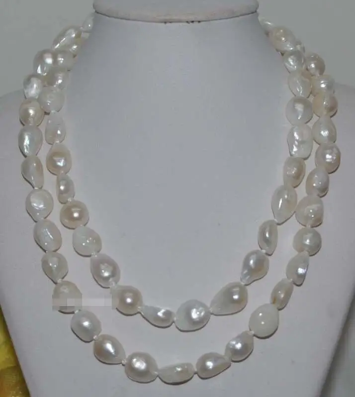 Free shipping hot sale Women Bridal Wedding Jewelry >>Natural Rare white 10*15mm Baroque Cultured Pearl Necklace 32
Free shipping hot sale Women Bridal Wedding Jewelry >>Natural Rare white 10*15mm Baroque Cultured Pearl Necklace 32