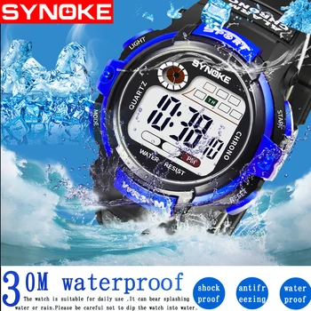 SYNOKE Children Boys Sport Watch Students Causal Waterproof Alarm Clocks Week Calendar Display Chronograph Wristwatch Gift #a
SYNOKE Children Boys Sport Watch Students Causal Waterproof Alarm Clocks Week Calendar Display Chronograph Wristwatch Gift #a