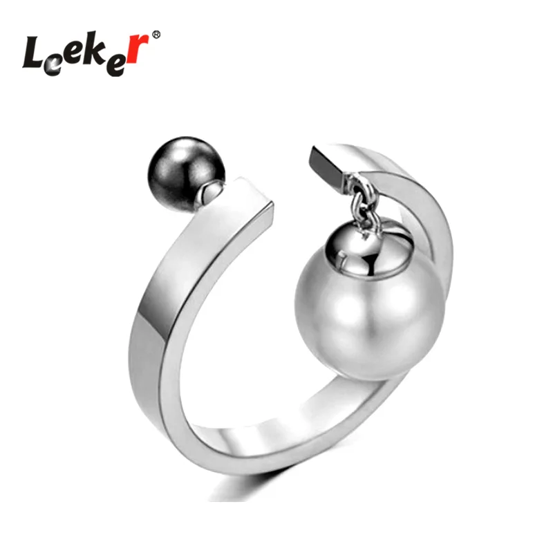 LEEKER Women Vintage Gray White Pearl Pendant Rings Female Wedding Engagement Ring Statement Jewelry LK10
LEEKER Women Vintage Gray White Pearl Pendant Rings Female Wedding Engagement Ring Statement Jewelry LK10