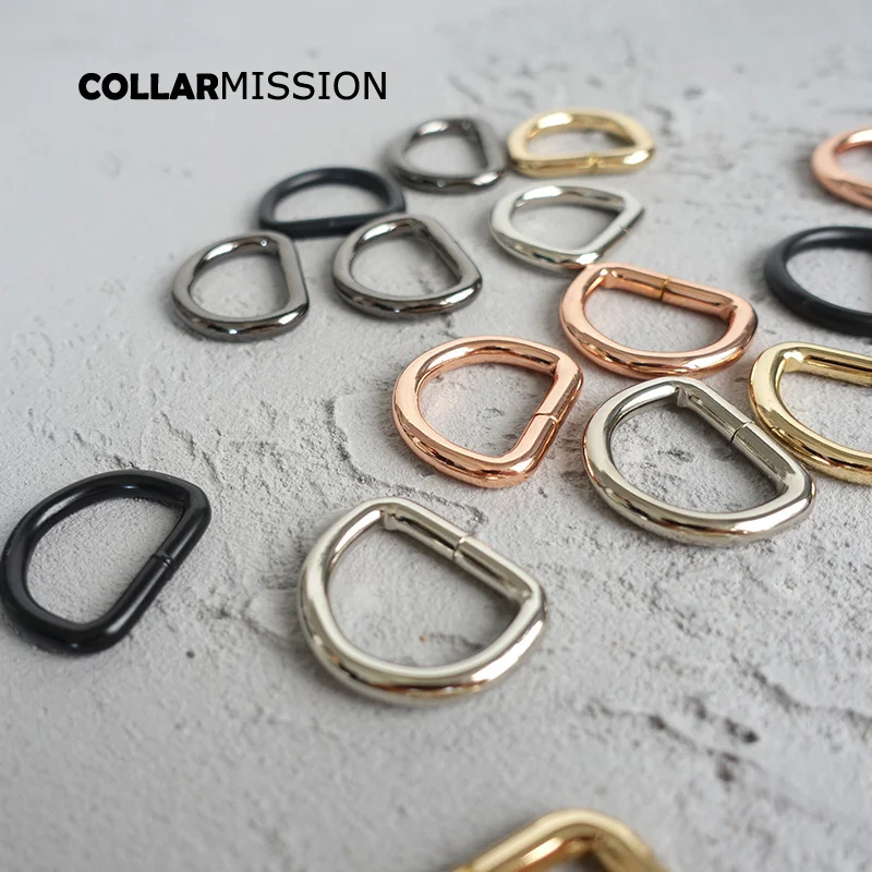 D ring unwelded button for 20mm Webbing sewing mountaineering Bag diy dog collar accessory plated D-shaped buckle 6 colours
D ring unwelded button for 20mm Webbing sewing mountaineering Bag diy dog collar accessory plated D-shaped buckle 6 colours