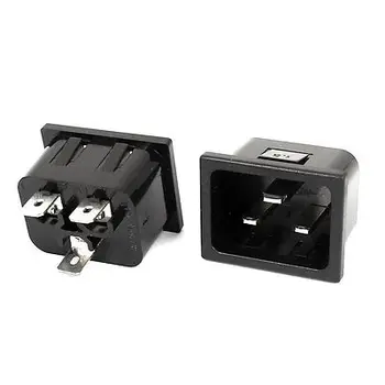 2PCS SS-3A-1 AC 250V 16A 3 Pin Panel Mount IEC320 C20 Male Plug Power Socket Adapter
2PCS SS-3A-1 AC 250V 16A 3 Pin Panel Mount IEC320 C20 Male Plug Power Socket Adapter