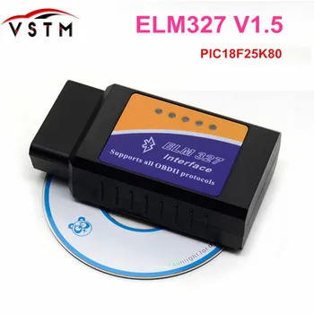 New Pack ELM327 V1.5 Bluetooth with PIC18F25K80 Chip For Android Diagnostic Tool ELM327 Bluetooth v1.5 OBD2 Scanner
New Pack ELM327 V1.5 Bluetooth with PIC18F25K80 Chip For Android Diagnostic Tool ELM327 Bluetooth v1.5 OBD2 Scanner