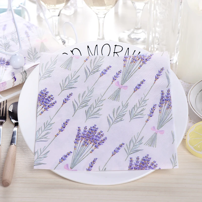 20 vintage napkin paper handkerchief purple lavender tissue printed flower decoupage wedding party decor mat serviettes towel
20 vintage napkin paper handkerchief purple lavender tissue printed flower decoupage wedding party decor mat serviettes towel