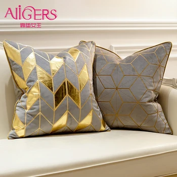 Avigers Luxury Grey Gold Silver Cushion Covers Decorative Pillow Cases Applique Throw Pillowcases 45 x 45 50 x 50 Cushions
Avigers Luxury Grey Gold Silver Cushion Covers Decorative Pillow Cases Applique Throw Pillowcases 45 x 45 50 x 50 Cushions