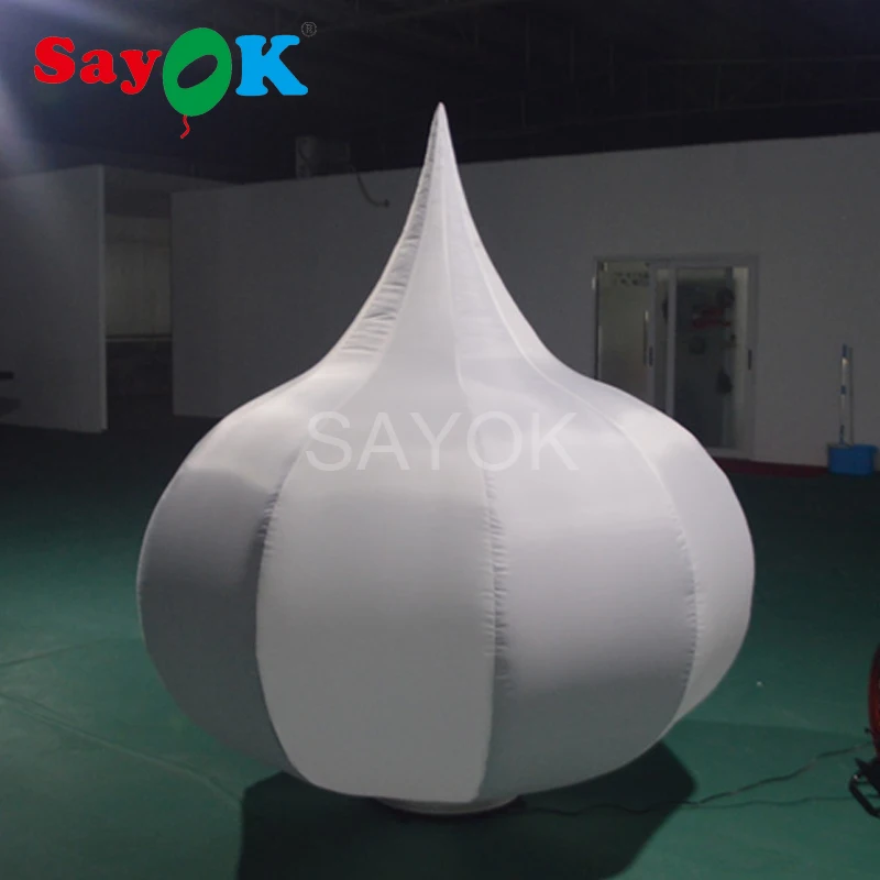 Sayok 2m Outdoor Giant Inflatable Onion Shaped with LED Changing Lights for Advertising Promotion Event Festive Party Decoration
Sayok 2m Outdoor Giant Inflatable Onion Shaped with LED Changing Lights for Advertising Promotion Event Festive Party Decoration