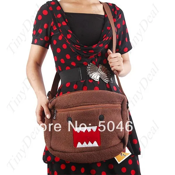 EBOYU 13" Sturdy Plush Adjustable Strap Multi-Pockets Zippered Messenger Shoulder Hand Bag for Domo Kun Fans
EBOYU 13" Sturdy Plush Adjustable Strap Multi-Pockets Zippered Messenger Shoulder Hand Bag for Domo Kun Fans