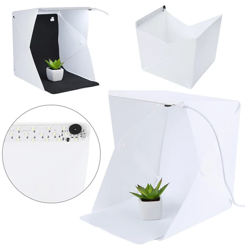 Portable Mini Folding lightbox Photography Photo Studio Soft box Lighting Kit Light box for IOS Andriod Phone Digital DSLR Cam
Portable Mini Folding lightbox Photography Photo Studio Soft box Lighting Kit Light box for IOS Andriod Phone Digital DSLR Cam