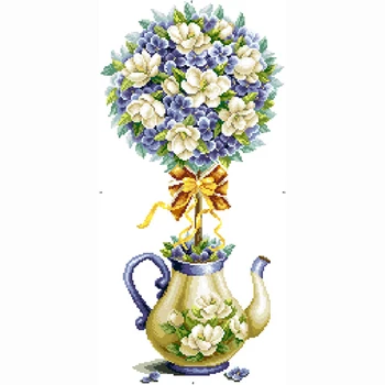 The teapot on red roses Magnolia flowers Wholesale Stitch 14CT Cross Stitch,Sets For Embroidery Kits Counted Cross-Stitching
The teapot on red roses Magnolia flowers Wholesale Stitch 14CT Cross Stitch,Sets For Embroidery Kits Counted Cross-Stitching
