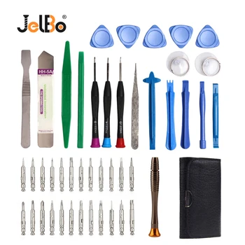 JelBo 45 in 1 LCD Screen Opening Screwdriver Pry Disassembly Hand Tools Set for Iphone Mobile Phone Repair Combination Tools
JelBo 45 in 1 LCD Screen Opening Screwdriver Pry Disassembly Hand Tools Set for Iphone Mobile Phone Repair Combination Tools
