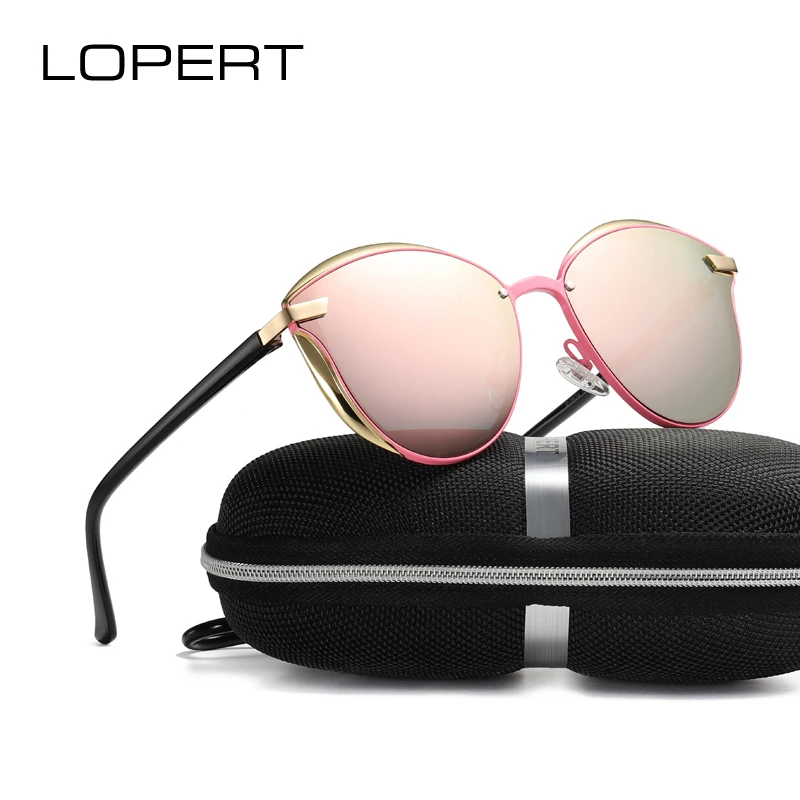 Женские поляризационные солнцезащитные очки LOPERT брендовые дизайнерские кошачий