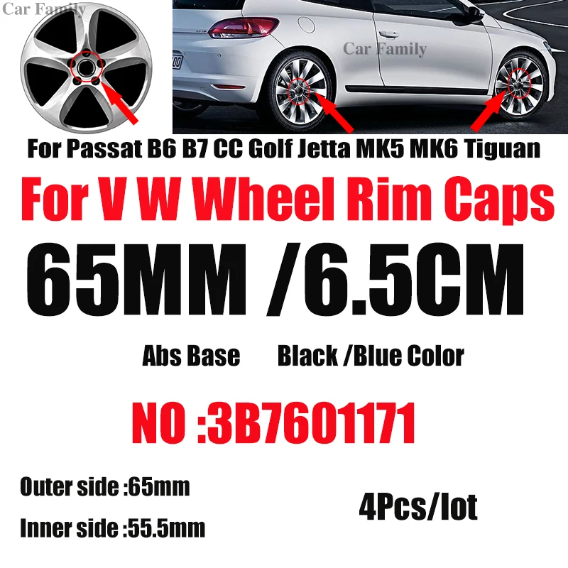 65mm Black Blue For Passat B6 B7 CC Golf MK5 MK6 Tiguan Car Wheel Center Hub Caps Auto Rims Hubcaps Covers ABS Label Car-styling
65mm Black Blue For Passat B6 B7 CC Golf MK5 MK6 Tiguan Car Wheel Center Hub Caps Auto Rims Hubcaps Covers ABS Label Car-styling