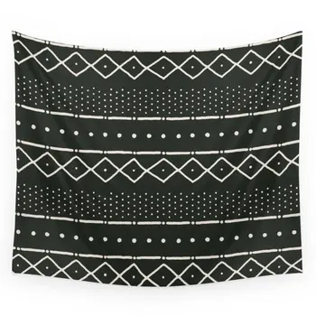 Mudcloth In Bone On Black Wall Tapestry Wedding Party Gift Bedspread Beach Towel Yoga Picnic Mat
Mudcloth In Bone On Black Wall Tapestry Wedding Party Gift Bedspread Beach Towel Yoga Picnic Mat
