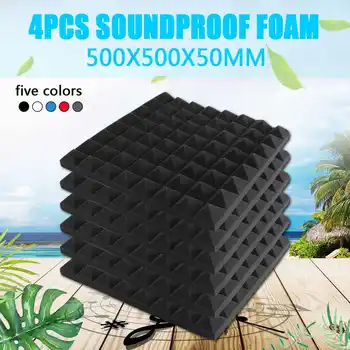 4pcs 500X500X50mm Soundproofing Foam Acoustic Foam Sound Treatment Studio Room Absorption Tiles Polyurethane foam
4pcs 500X500X50mm Soundproofing Foam Acoustic Foam Sound Treatment Studio Room Absorption Tiles Polyurethane foam