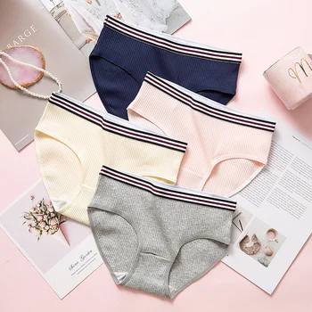 Women'S Cotton Panties Girls Sports Simple Briefs Fashion Pure Color Underpant Female Breathable Underwear Ladies Lingerie
Women'S Cotton Panties Girls Sports Simple Briefs Fashion Pure Color Underpant Female Breathable Underwear Ladies Lingerie