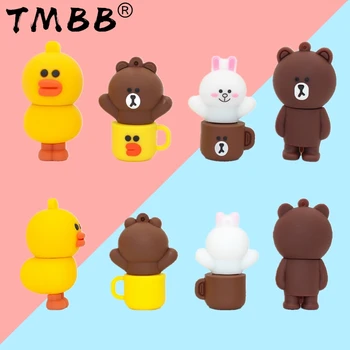 10PCS Cartoon kani rabbit Duck USB Flash Drives 64GB Mini Pendrive 128GB 32GB 4GB 8GB 16GB Bear Memory Stick Pen Drive Flashdisk
10PCS Cartoon kani rabbit Duck USB Flash Drives 64GB Mini Pendrive 128GB 32GB 4GB 8GB 16GB Bear Memory Stick Pen Drive Flashdisk