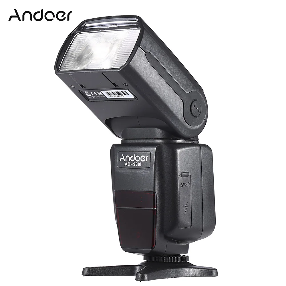 Вспышка Andoer AD 980II HSS 1/8000s Master Slave GN58 для камеры Canon 5D Mark III/5D II/6D/5D/7D/60D DSLR|speedlite for canon|flash