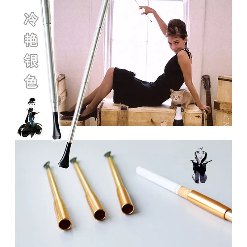 27cm Silver Black Gold Real Cigarette Smoke Holders, Vintage Audrey Hepburn 1920s Flapper Costume False Smoke Tube Accessory
27cm Silver Black Gold Real Cigarette Smoke Holders, Vintage Audrey Hepburn 1920s Flapper Costume False Smoke Tube Accessory