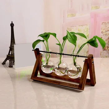 1 Pcs Glass Vase Tabletop Hydroponics Plant Wooden Rack Transparent Home Garden BDF99
1 Pcs Glass Vase Tabletop Hydroponics Plant Wooden Rack Transparent Home Garden BDF99
