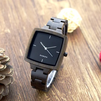 Handmade Fashion Wood Watches Top Brand Designer Mens Wood Watch Black Sandalwood Wooden Quartz Watches for Men
Handmade Fashion Wood Watches Top Brand Designer Mens Wood Watch Black Sandalwood Wooden Quartz Watches for Men