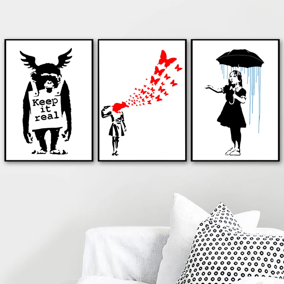 Wall Art Nordic Canvas Paintings Banksy Girl Anime Picture HD Prints Home Decor Modern Poster Minimalist For Living Room Modular
Wall Art Nordic Canvas Paintings Banksy Girl Anime Picture HD Prints Home Decor Modern Poster Minimalist For Living Room Modular