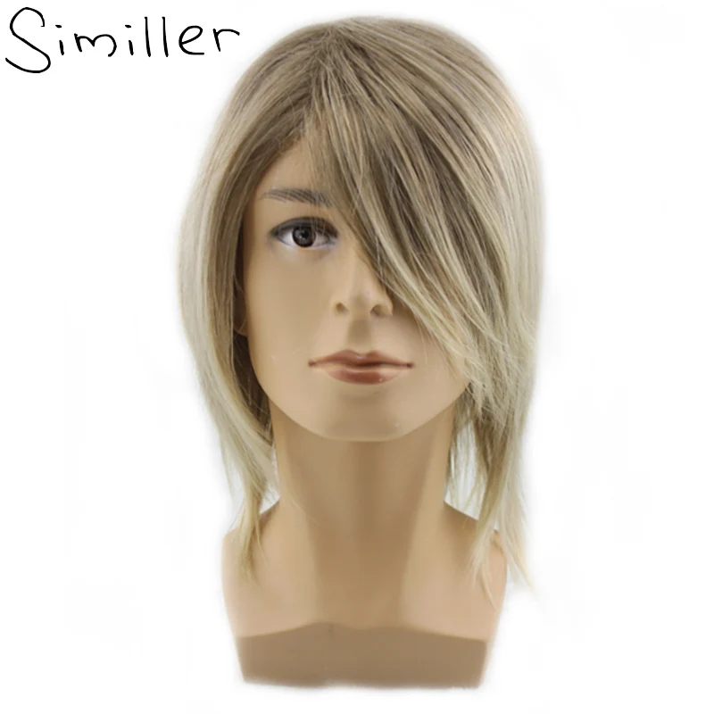 Similler High Temperature Fiber Men's Short Straight Layered Synthetic Wigs With Bangs +Wig Cap For Party Cosplay Mixed Colors
Similler High Temperature Fiber Men's Short Straight Layered Synthetic Wigs With Bangs +Wig Cap For Party Cosplay Mixed Colors