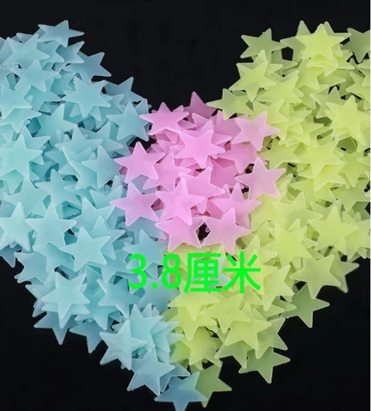 DHL 100bag 100pcs/bag 3.8cm Glow in the Dark Toys Luminous Star Stickers Bedroom Sofa Fluorescent Painting Toy PVC Stickers
DHL 100bag 100pcs/bag 3.8cm Glow in the Dark Toys Luminous Star Stickers Bedroom Sofa Fluorescent Painting Toy PVC Stickers