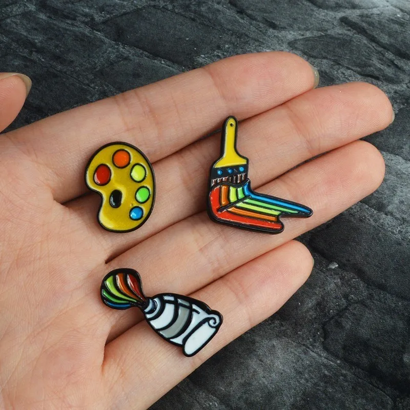PGY Fine Drawing tool series Pigment plate brush Pigment Brooch Clothes Icon Backpack Accessories Badge Decoration Brooches Pin
PGY Fine Drawing tool series Pigment plate brush Pigment Brooch Clothes Icon Backpack Accessories Badge Decoration Brooches Pin