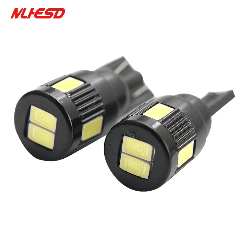 10 pcs New T10 White 5630 6SMD Light Bulb W5W 194 168 175 For License Plate Lights Side Door Courtesy Lights Interior Lights
10 pcs New T10 White 5630 6SMD Light Bulb W5W 194 168 175 For License Plate Lights Side Door Courtesy Lights Interior Lights