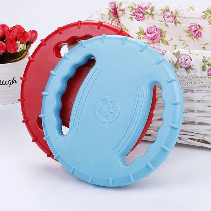 Dog Toys Flying Disc Squeaky Floating Frisby TPR Soft Saucer Chew Toys Handle Tooth Resistant Training Large Dogs Pet Toys
Dog Toys Flying Disc Squeaky Floating Frisby TPR Soft Saucer Chew Toys Handle Tooth Resistant Training Large Dogs Pet Toys