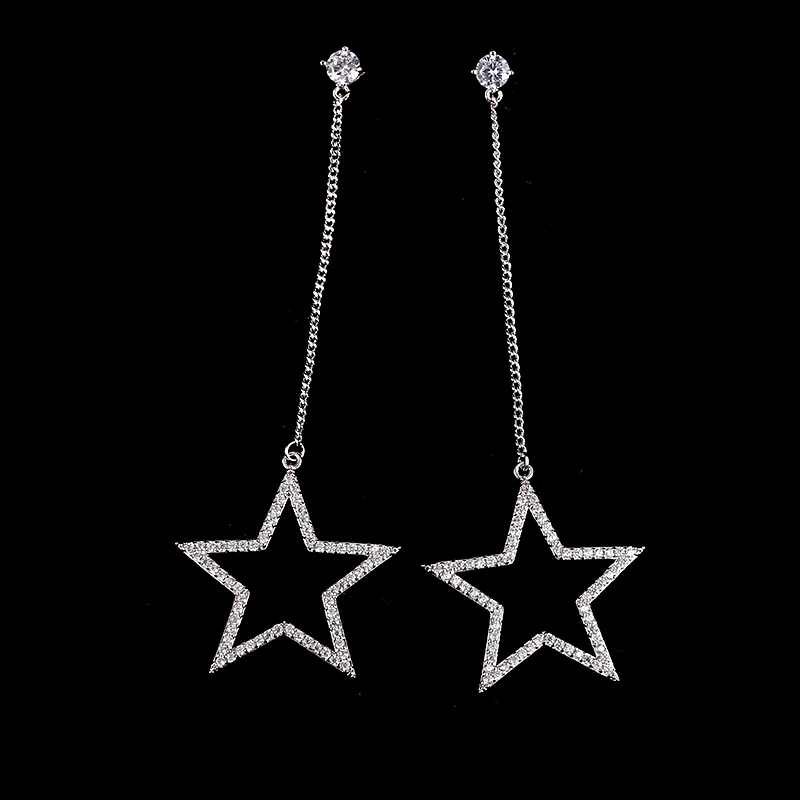 2017 Z Crystalline Jewelry of the Fashion Emmaya Square Earrings with Stones Zircon Cheap Red | Украшения и аксессуары