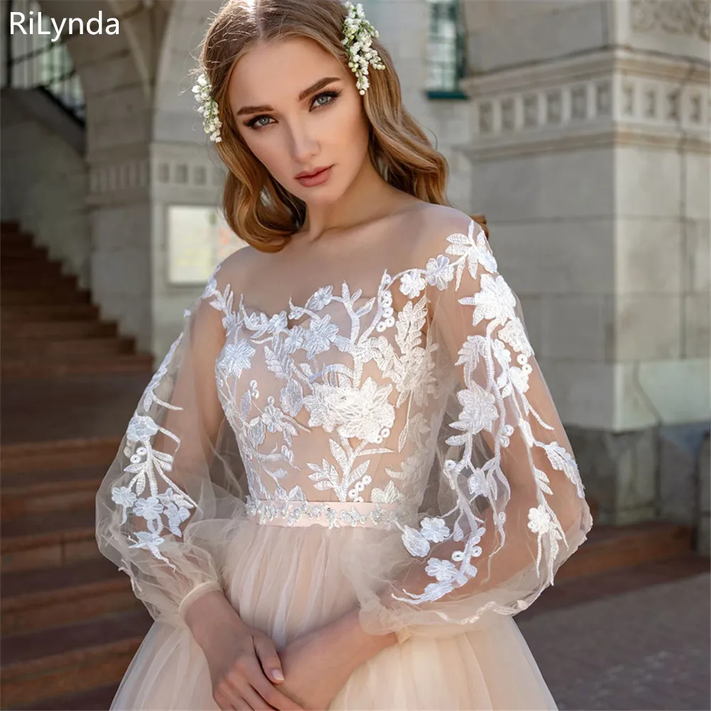 New Wedding Dresses Lantern Sleeves Tulle Wedding Gowns Vestido De Novia Appliques Champagne Princess Wedding Party Dress
New Wedding Dresses Lantern Sleeves Tulle Wedding Gowns Vestido De Novia Appliques Champagne Princess Wedding Party Dress