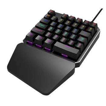 Professional Gaming keyboard wired Professional gaming mini keyboard 7 Color Backlit Single Hand 35-keys Ergonomic Keypad
Professional Gaming keyboard wired Professional gaming mini keyboard 7 Color Backlit Single Hand 35-keys Ergonomic Keypad