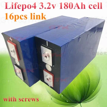 16pcs 3.2v 180Ah batteries lifepo4 cell battery 3.2v 200ah for electric vehicle bike ups solar system power 36v 48v 24v 12v
16pcs 3.2v 180Ah batteries lifepo4 cell battery 3.2v 200ah for electric vehicle bike ups solar system power 36v 48v 24v 12v