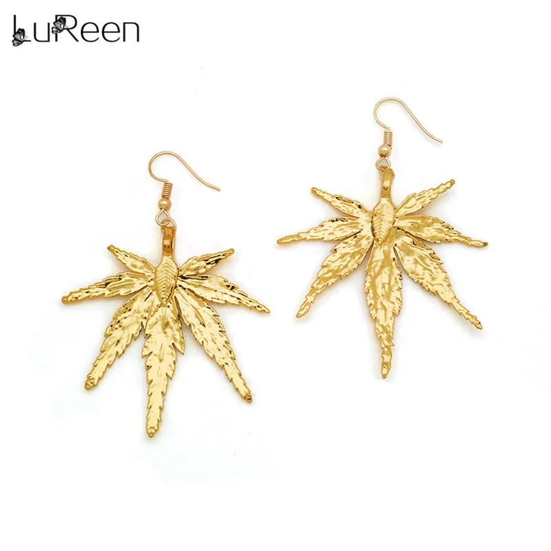 LuReen Chic Natural Real Maple Leaf Gold Earrings For Women Handmade Boho Leaves Drop Earrings Brincos Jewelry Party LE05032
LuReen Chic Natural Real Maple Leaf Gold Earrings For Women Handmade Boho Leaves Drop Earrings Brincos Jewelry Party LE05032