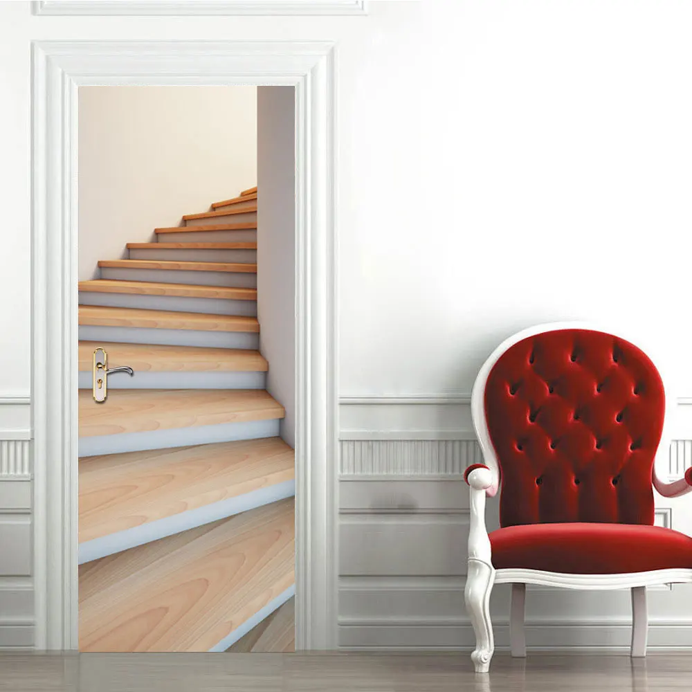 2Pcs/Set Stairs Door Art Decor Home Creative DIY 3D Door Stickers Pattern for Wall Room Home Door Decor Decoration Accessories
2Pcs/Set Stairs Door Art Decor Home Creative DIY 3D Door Stickers Pattern for Wall Room Home Door Decor Decoration Accessories